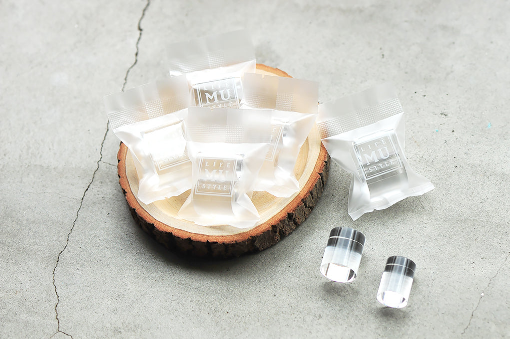 MU Clear Stamp Cylindrical Set, 2pcs
