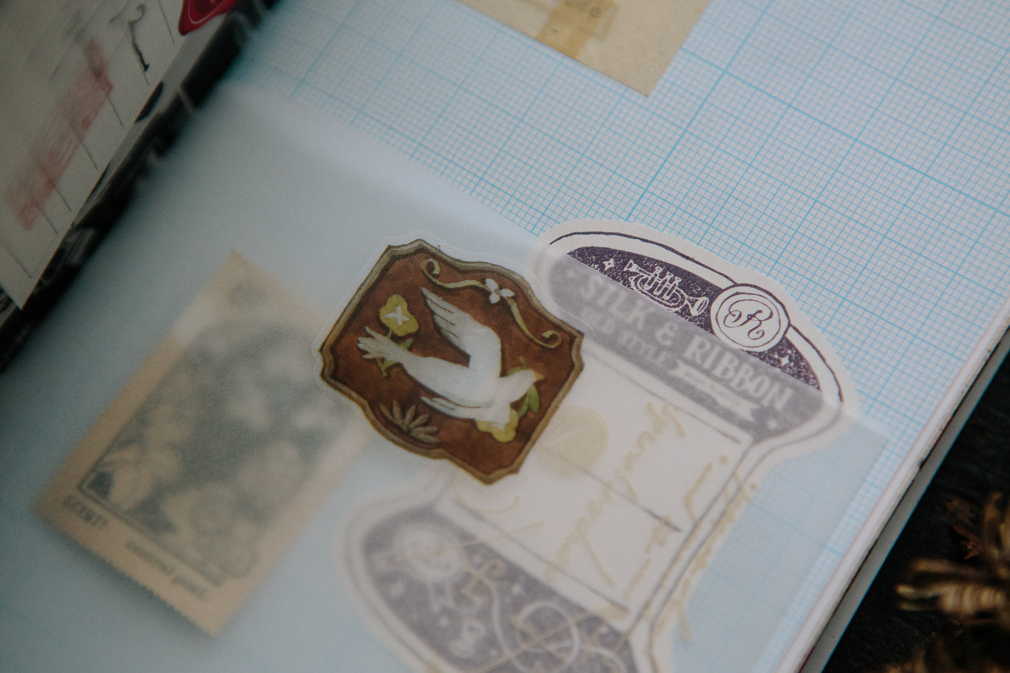 OURS Birds Print-on Sticker Set, 2 sheets