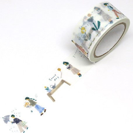 Miki Tamura x Saien Washi Art Washi Tape - Fine Day, 20mm