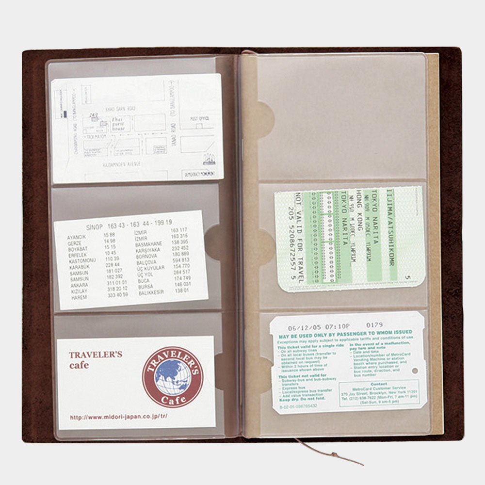 TRAVELER'S Notebook - Regular Size Refill - 007 Card File
