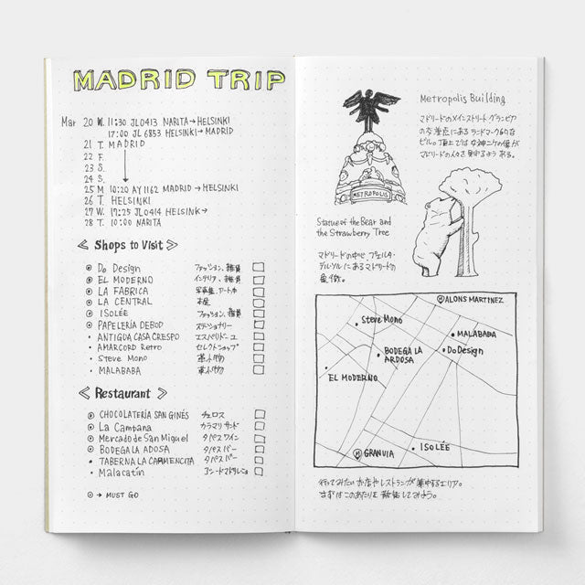 TRAVELER'S Notebook - Regular Size Refill - 026 Dot Grid