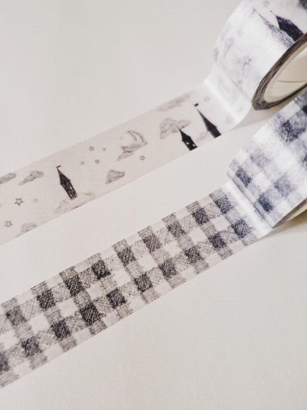 Yeon Charm Watercolor Style Washi Tape - Plaid, 17mm