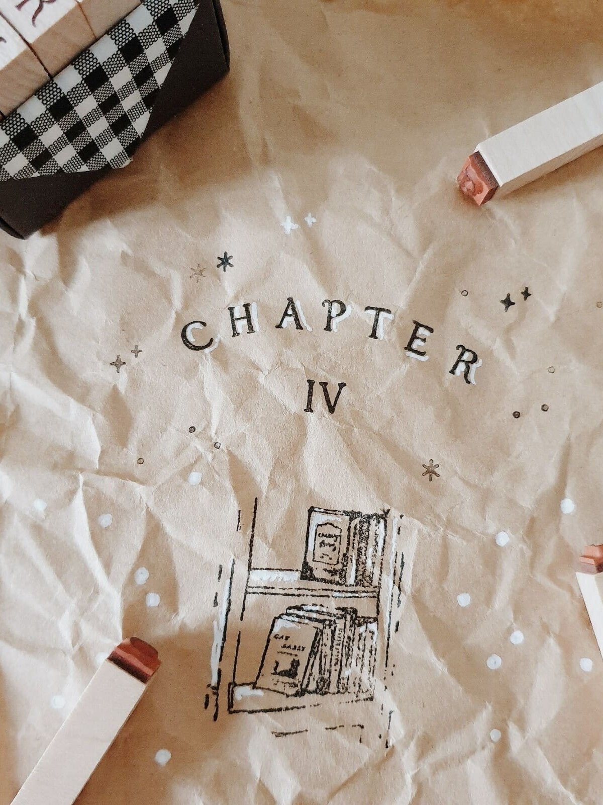 Yeon Charm Mini Alphabet Rubber Stamp Set, Letter Stamps, 30pcs/set