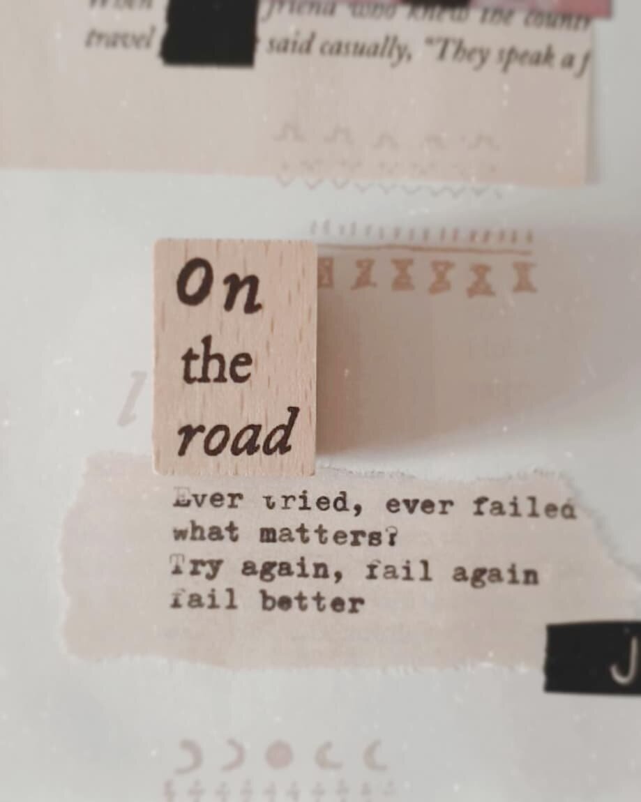 Yeon Charm On The Road Rubber Stamp, 1 pc
