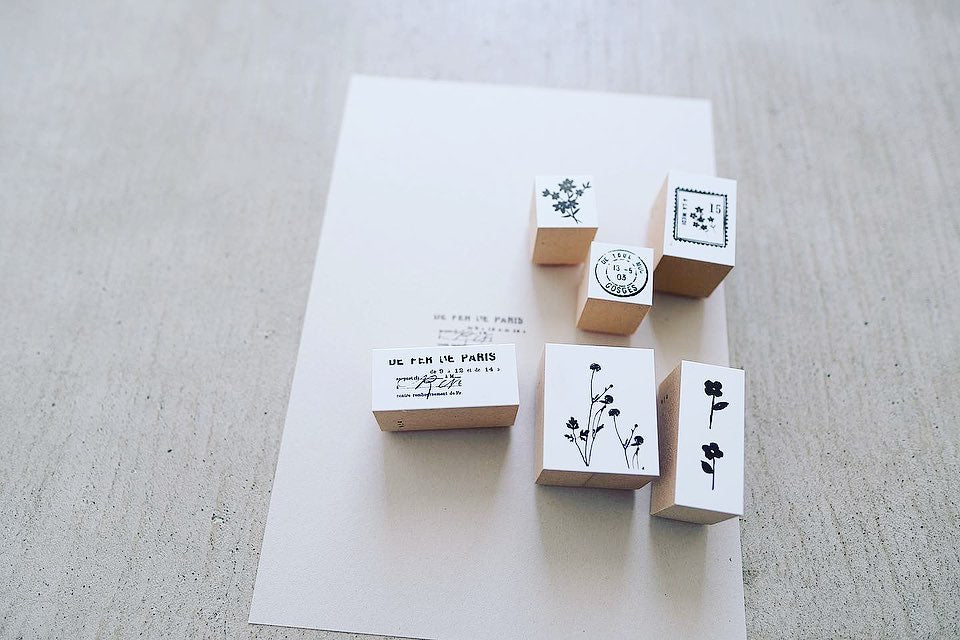 YOHAKU Rubber Stamp - Summer Garden (S-041)