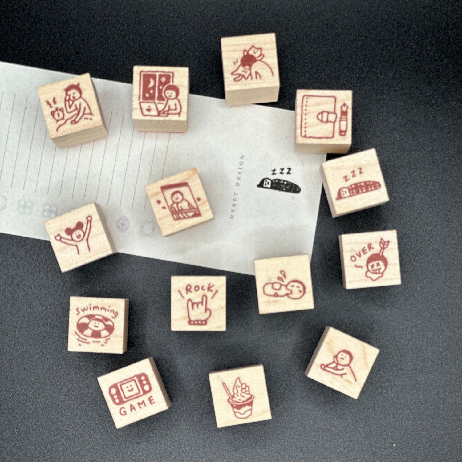 littlelu mini rubber stamp collection