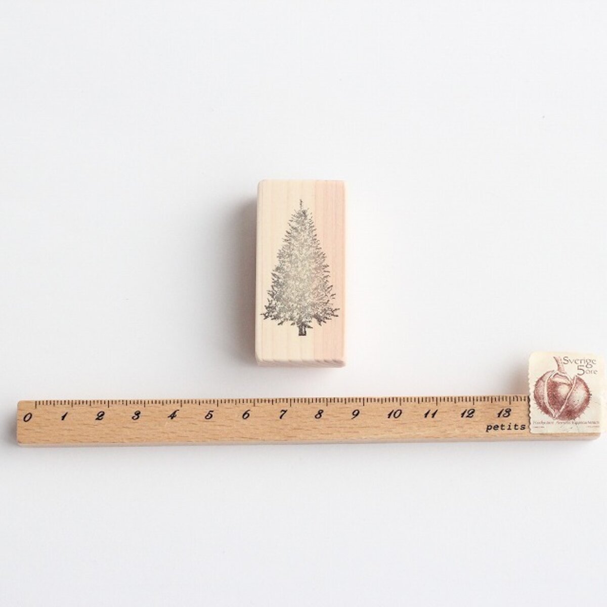 always smile... Tree Rubber Stamp, 1 pc