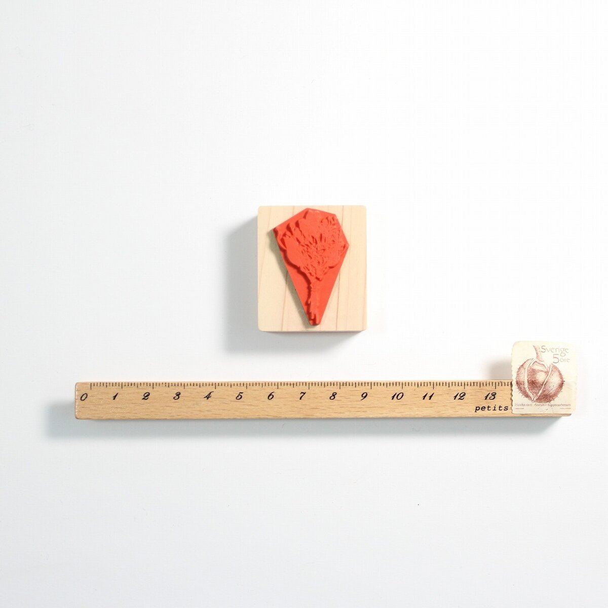 always smile... Dried Flower Bouquet Rubber Stamp, 1 pc