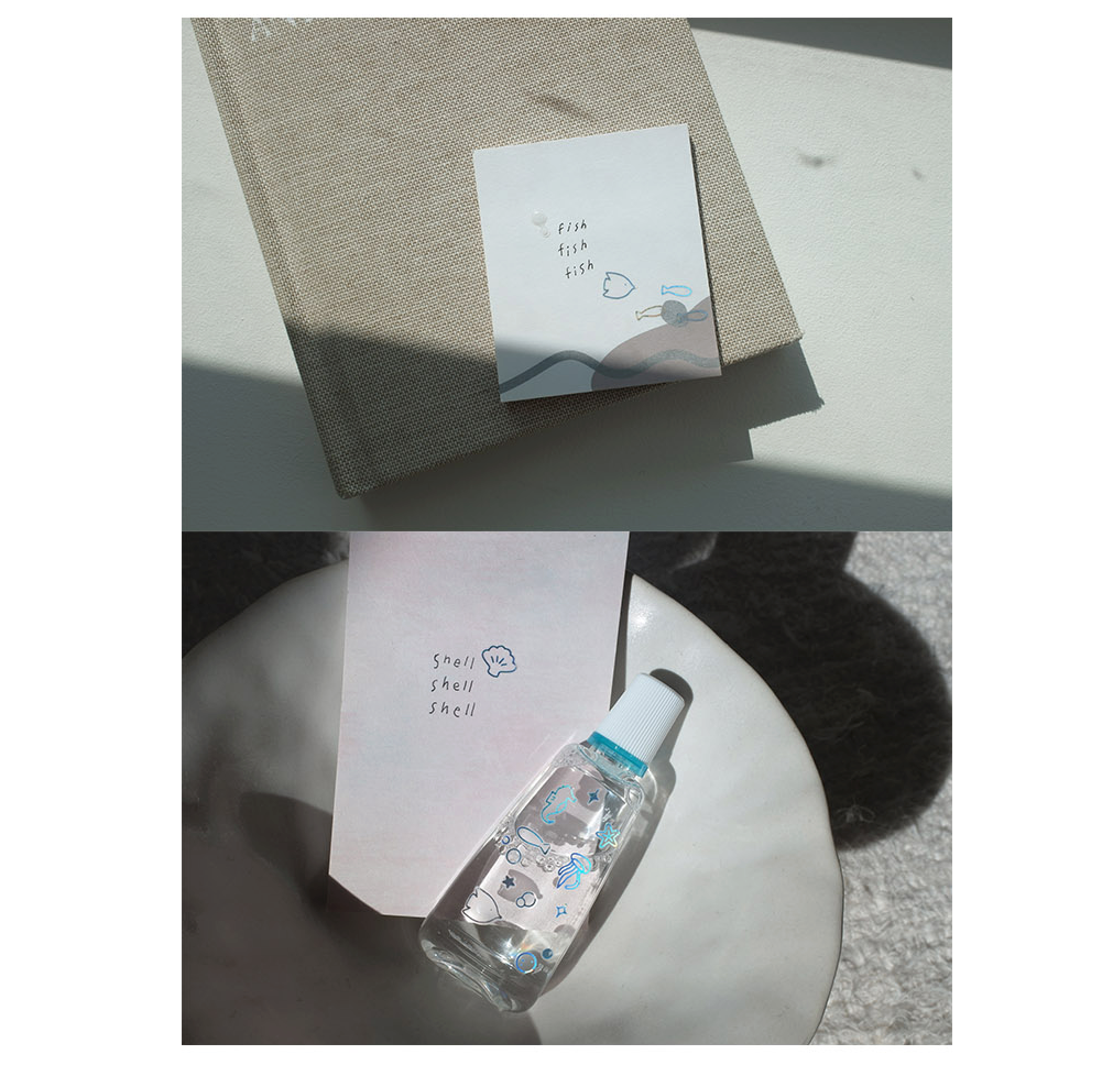 Suatelier Sticker Sheet No.1138, deco glitter