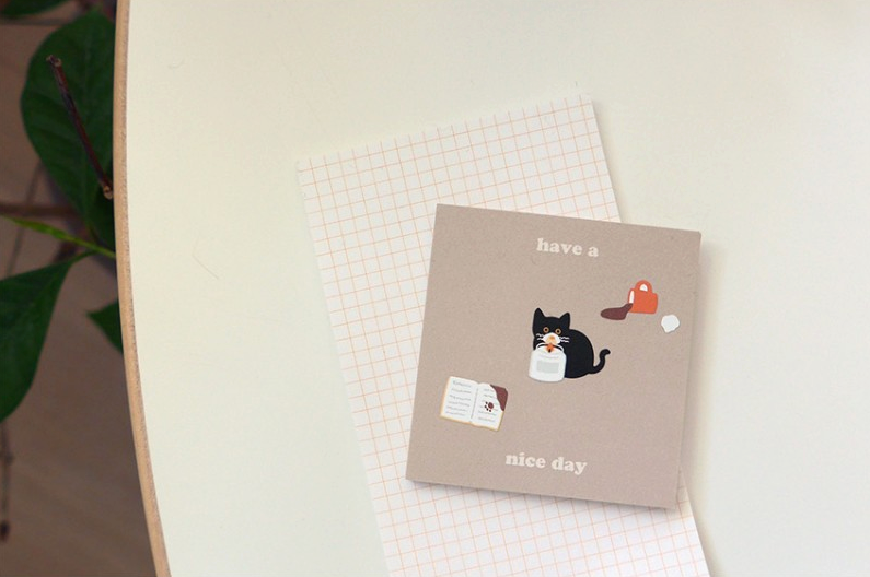 Suatelier Sticker Sheet No.1139, cat's catch!