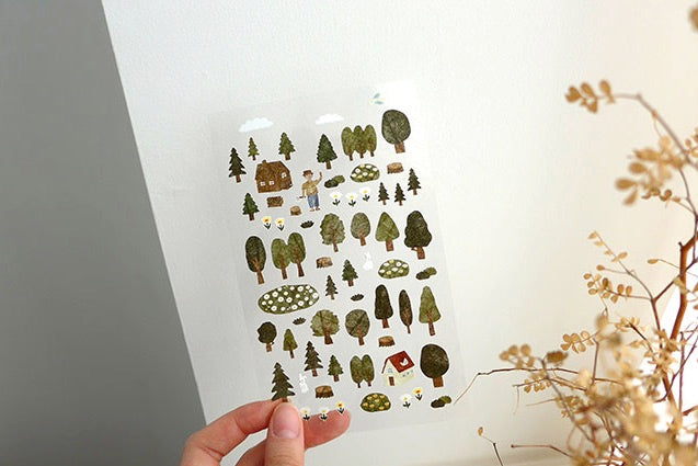 Suatelier Sticker Sheet No.1098, forest