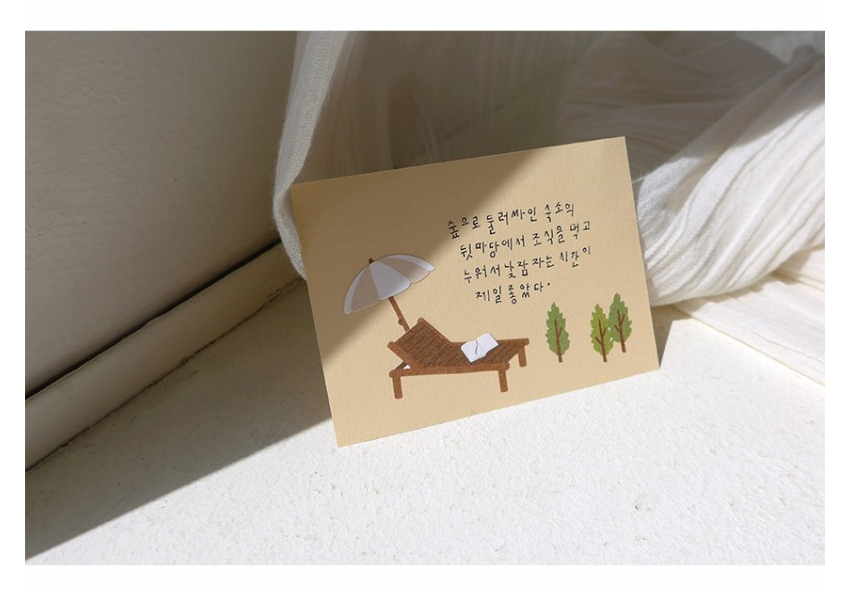 Suatelier Sticker Sheet No.1147, in the garden