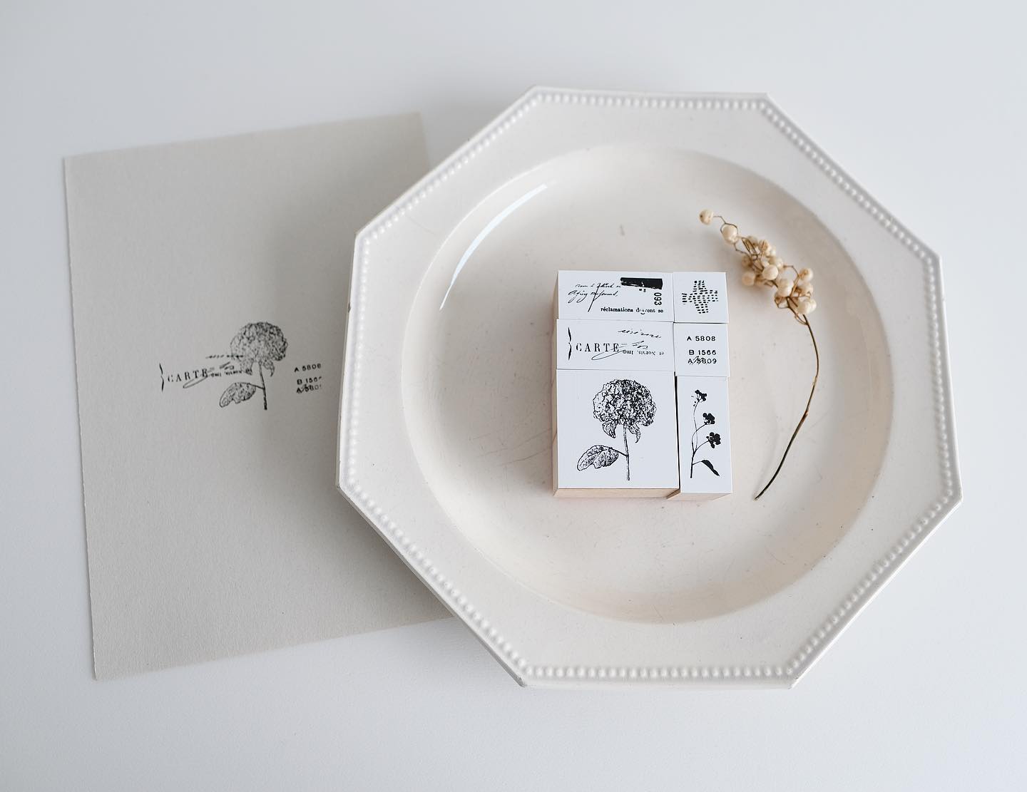 YOHAKU Rubber Stamp - Number (S-064)