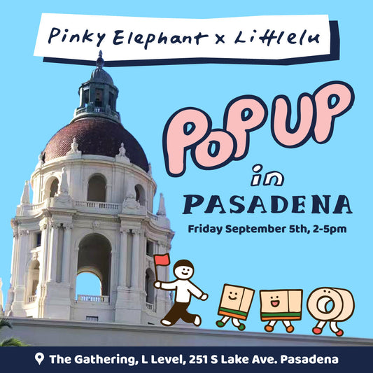 Pinky Elephant Pop Up in Pasadena CA - September 5, 2025
