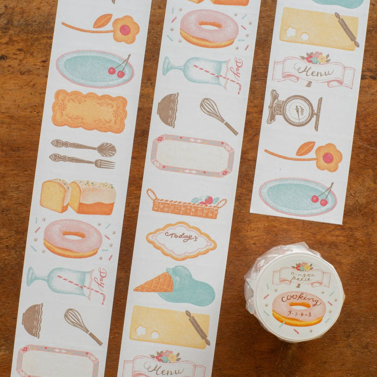 Tegamisha x A La Cardo Sticky Memo Roll petit - Cooking