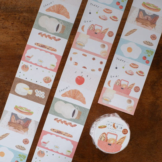 Tegamisha x Hirabayashi Kano Sticky Memo Roll petit - Bread and Life