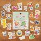 Tegamisha x marini monteany Flake Sticker Packet - Neko