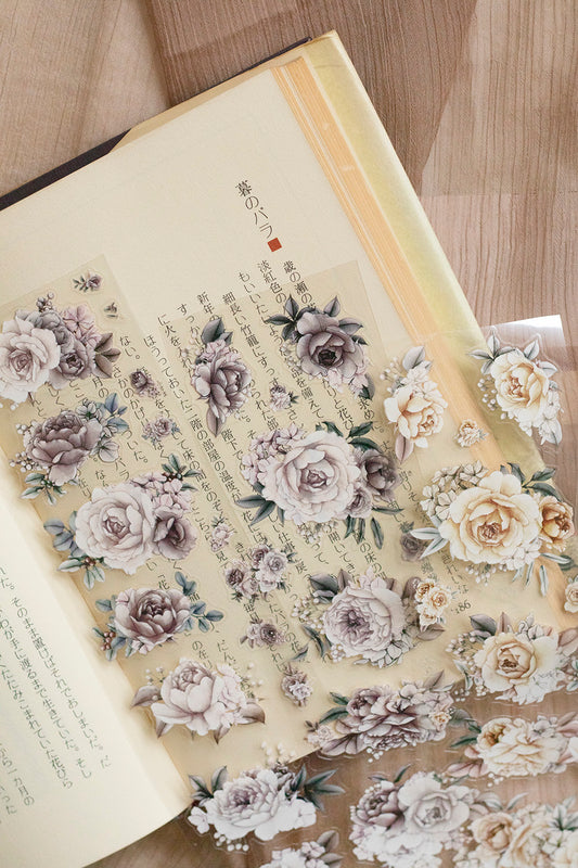 Loidesign Amber Bloom Kiss-Cut PET Tape