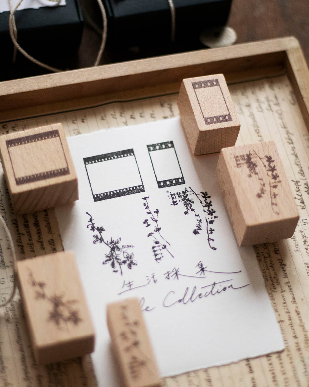 Loidesign Rubber Stamp - Life Collection, 5 designs