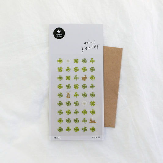 Suatelier Sticker Mini Series - No.133 deco.22 clover