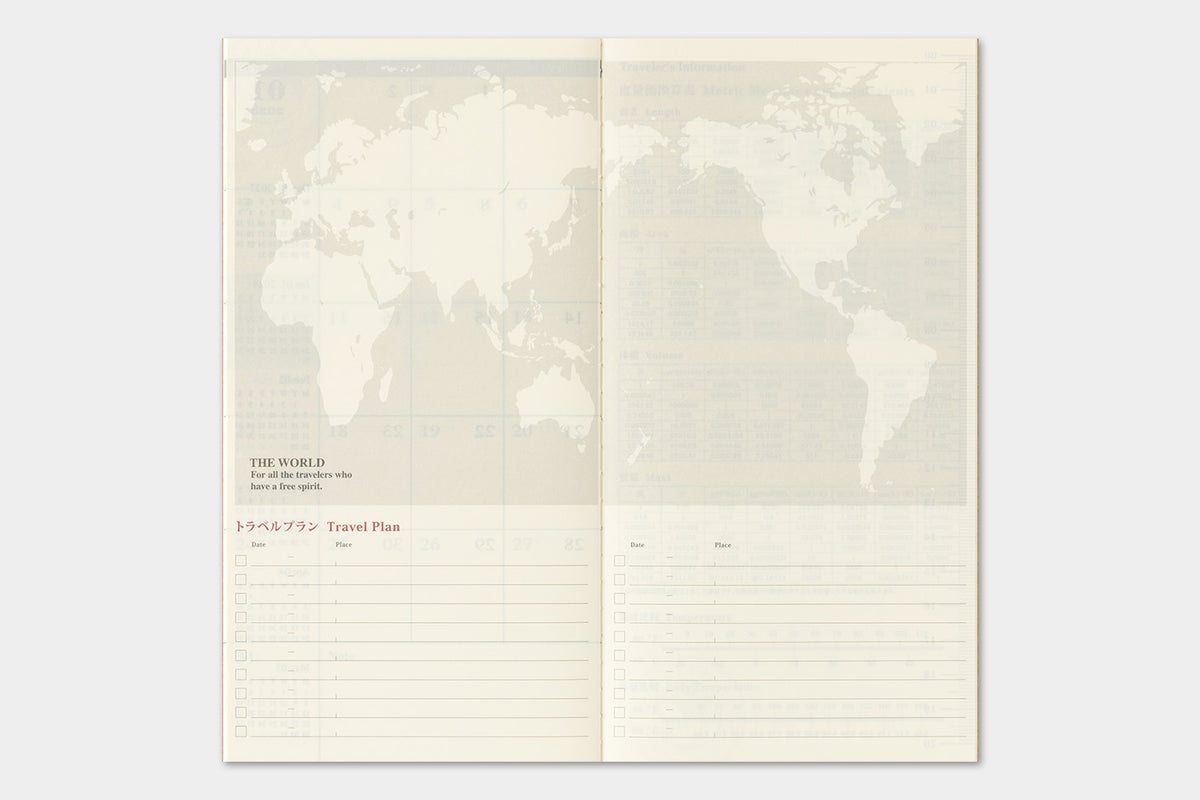 TRAVELER'S Notebook 2027 - Regular Size, Monthly (Pre-order Now, Shipping Starts After 10/19)