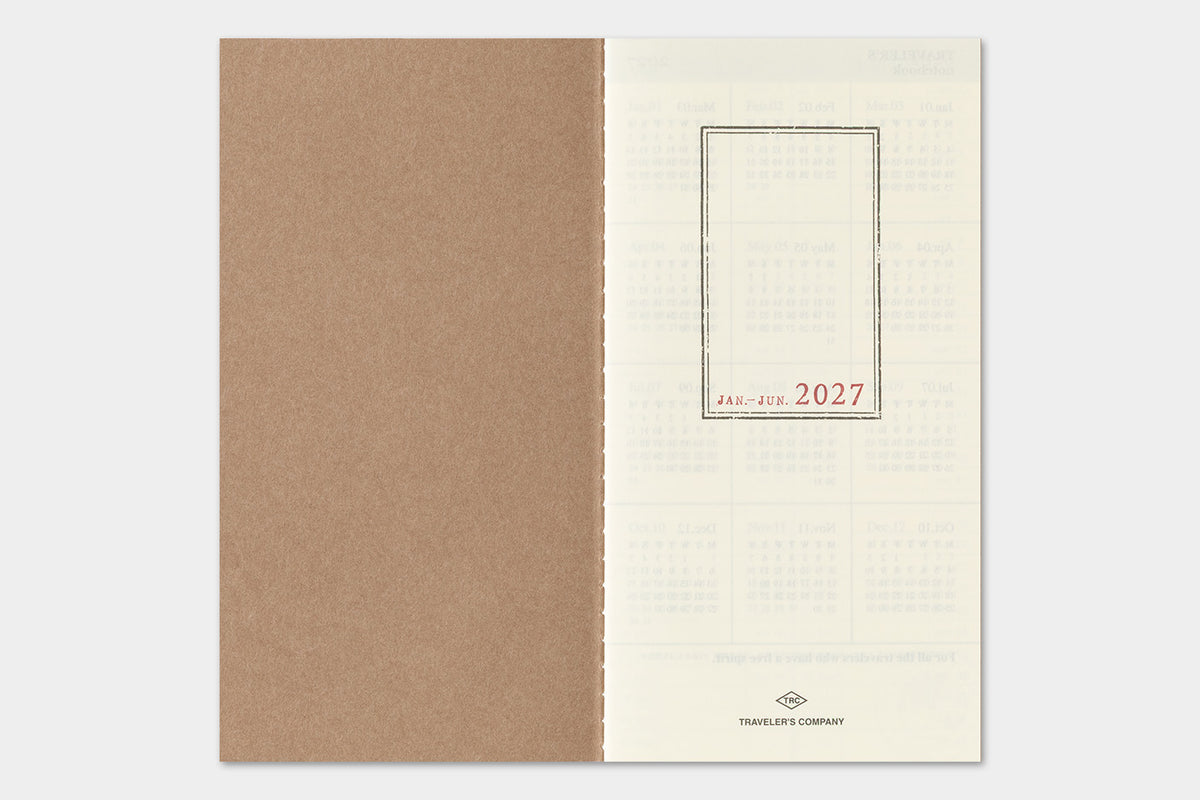 TRAVELER'S Notebook 2027 - Regular Size, Weekly + Memo (Pre-order Now, Shipping Starts After 10/19)