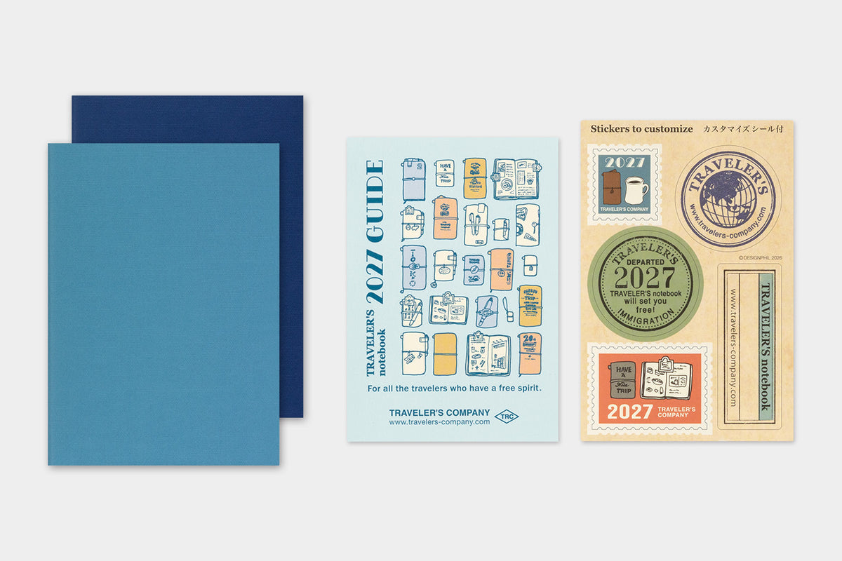 TRAVELER'S Notebook 2027 - Passport Size, Weekly (Pre-order Now, Shipping Starts After 10/19)