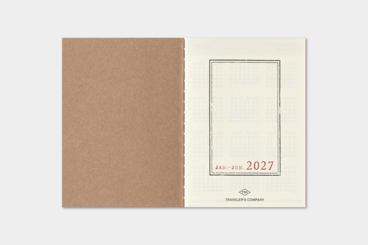 TRAVELER'S Notebook 2027 - Passport Size, Weekly (Pre-order Now, Shipping Starts After 10/19)