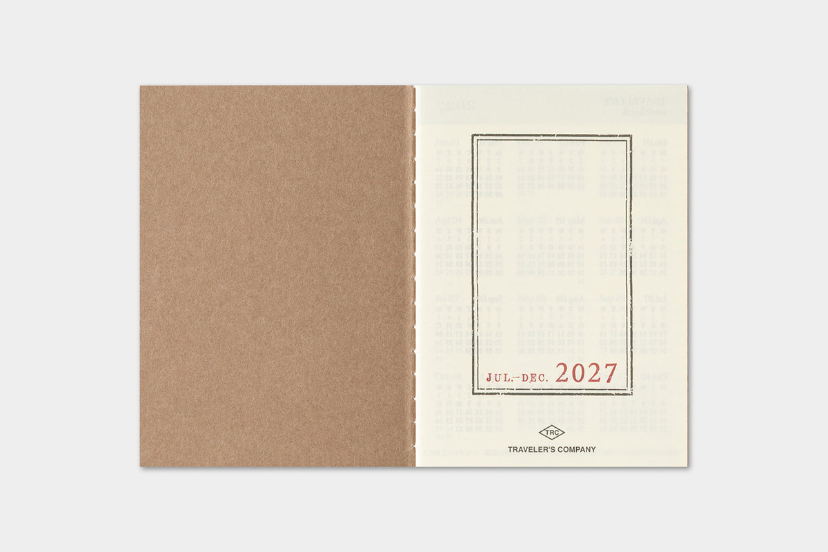 TRAVELER'S Notebook 2027 - Passport Size, Weekly (Pre-order Now, Shipping Starts After 10/19)