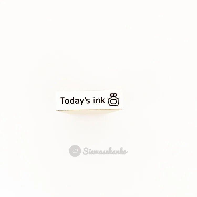 siawasehanko SUNKODO Today's Ink Rubber Stamp