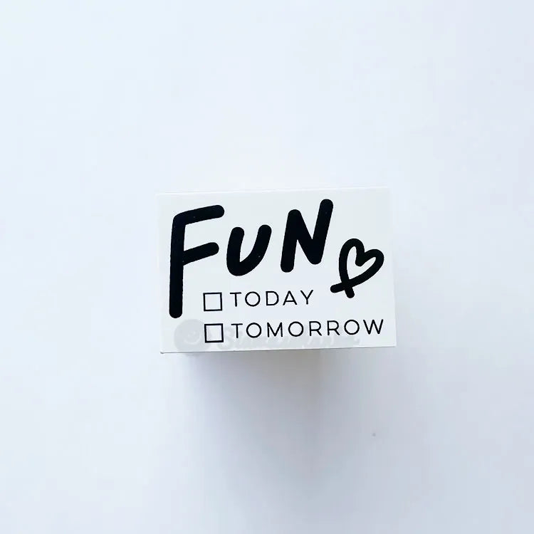 siawasehanko SUNKODO FUN Series Rubber Stamps, 5 designs