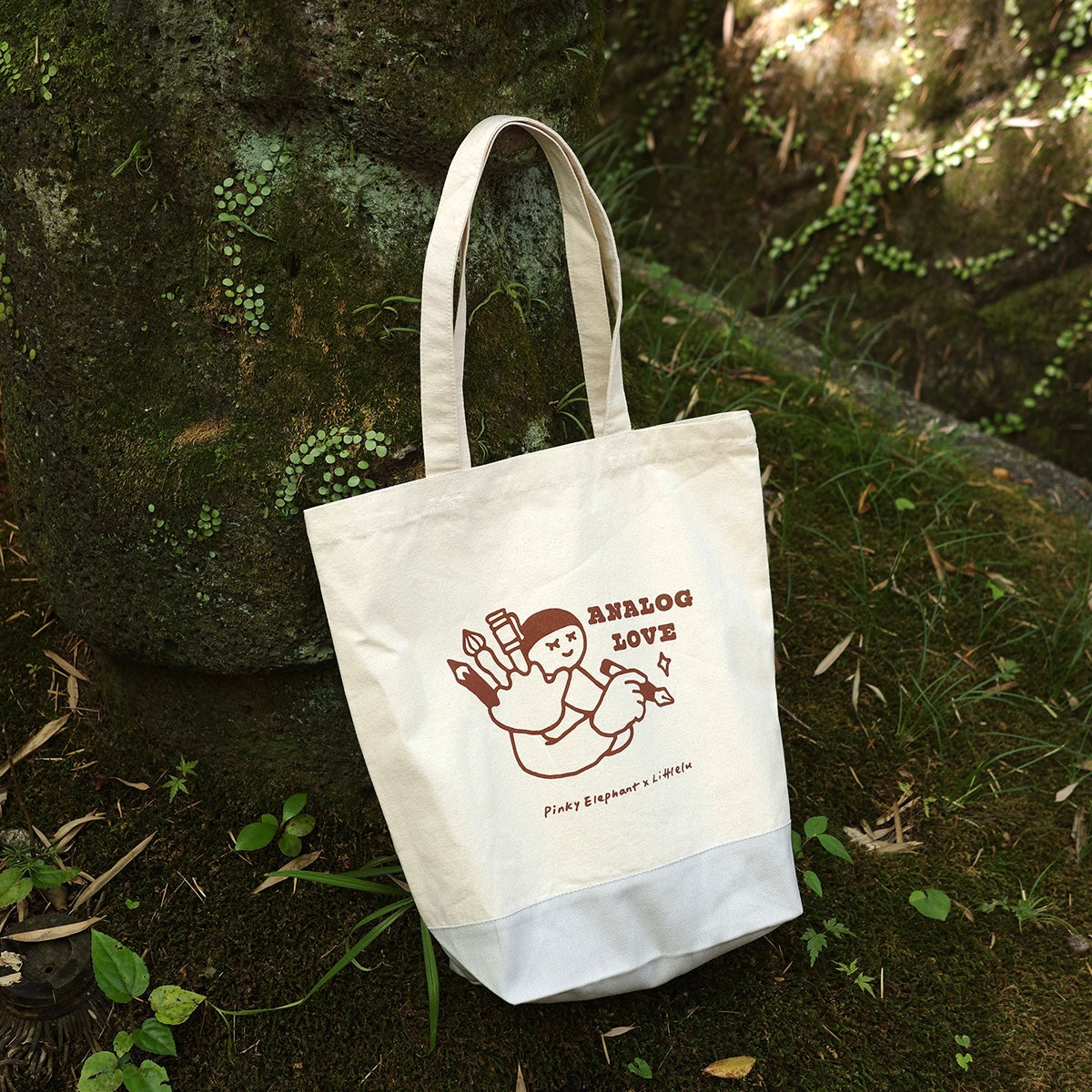 Littlelu Canvas Tote - Analog Love