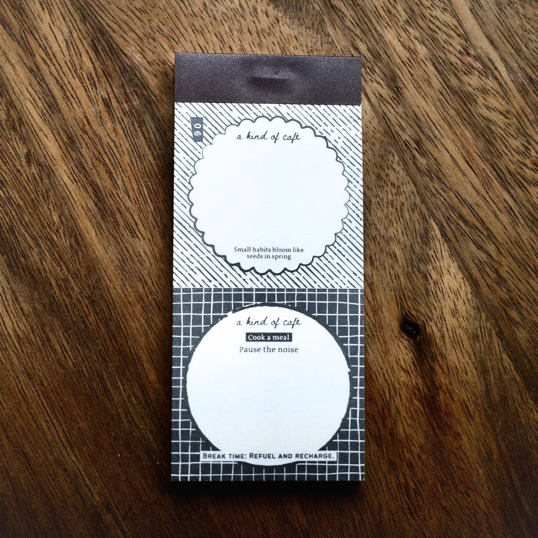 a kind of café Perforated Note Pad - Cookie Memo