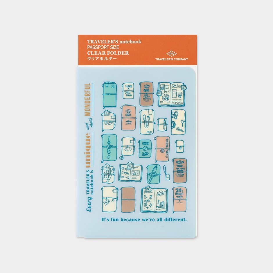 TRAVELER'S Notebook - Passport Size, Clear Folder, 2027 Limited Edition (Pre-order Now, Shipping Starts After 10/19)