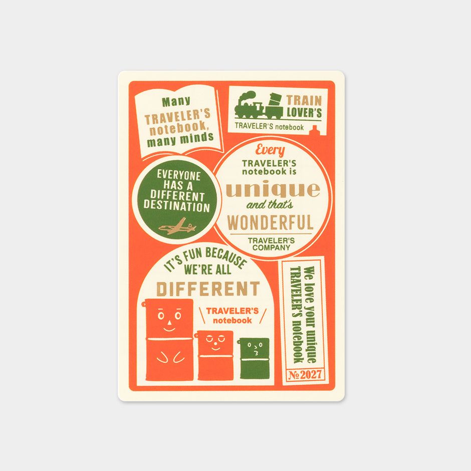 TRAVELER'S Notebook - Passport Size, Plastic Sheet, 2027 Limited Edition (Pre-order Now, Shipping Starts After 10/19)