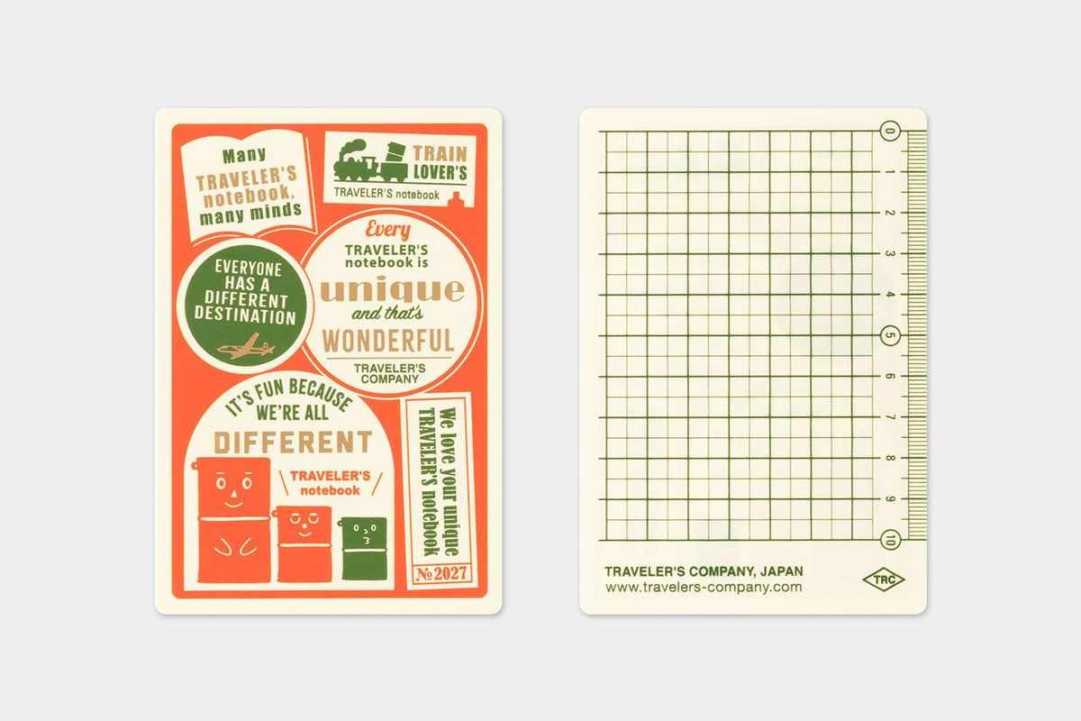 TRAVELER'S Notebook - Passport Size, Plastic Sheet, 2027 Limited Edition (Pre-order Now, Shipping Starts After 10/19)