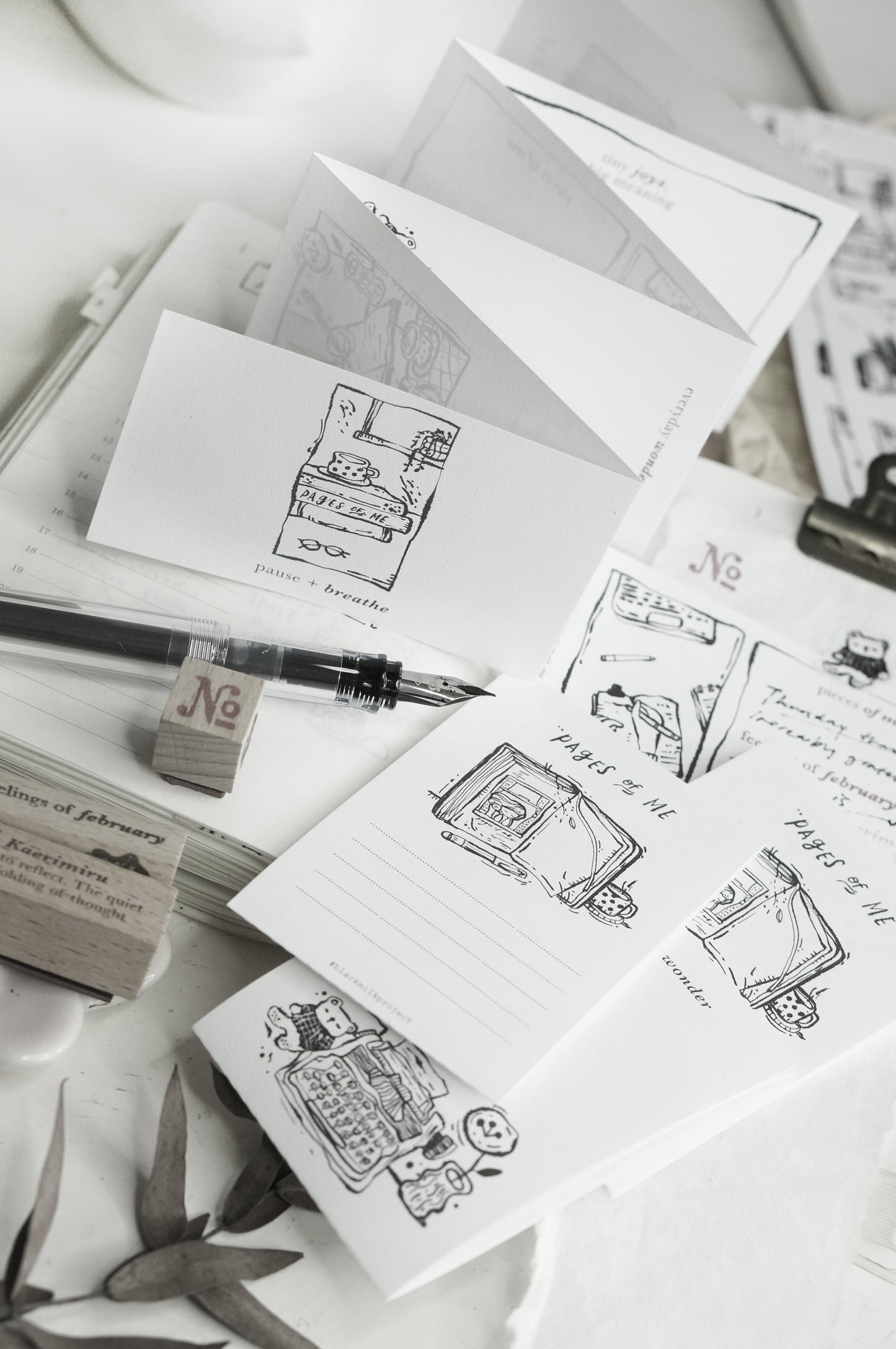 Black Milk Project "Pages of Me" Perforated Memo Sheets