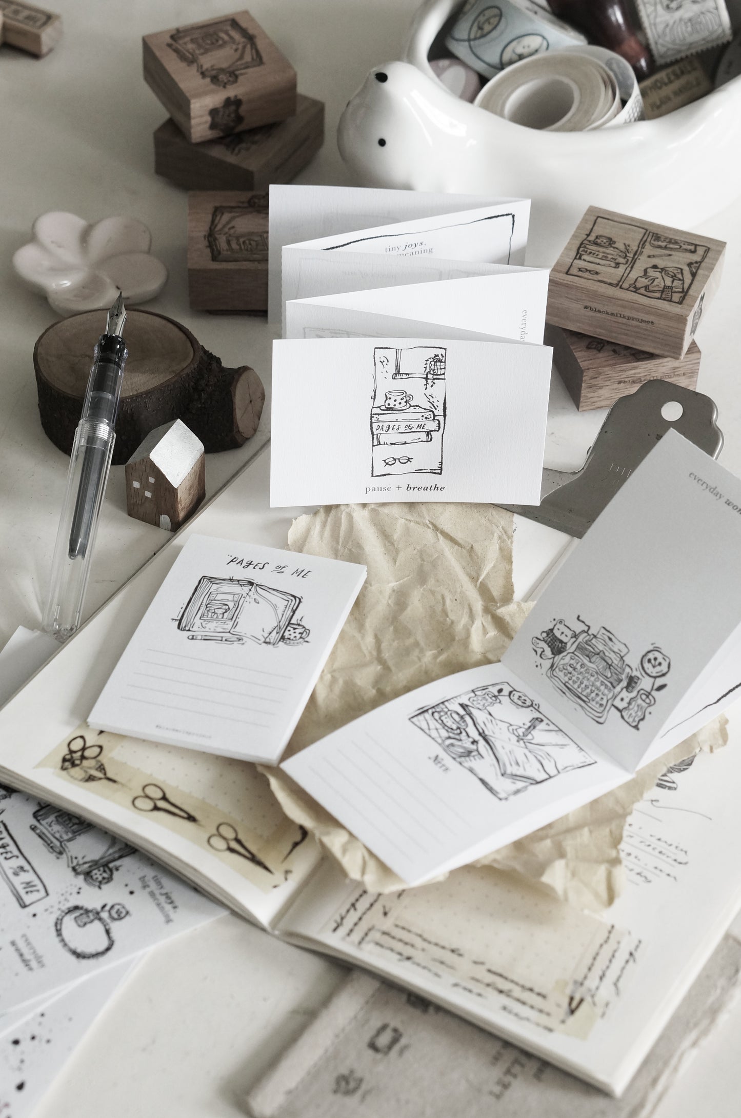 Black Milk Project "Pages of Me" Perforated Memo Sheets