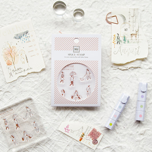 MU Lifestyle My Icon Clear Stamp Set - No.37