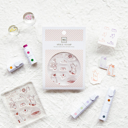 MU Lifestyle My Icon Clear Stamp Set - No.42