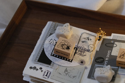 Eileen Tai Rubber Stamp - Bear&Girl Collection - Smaller Size