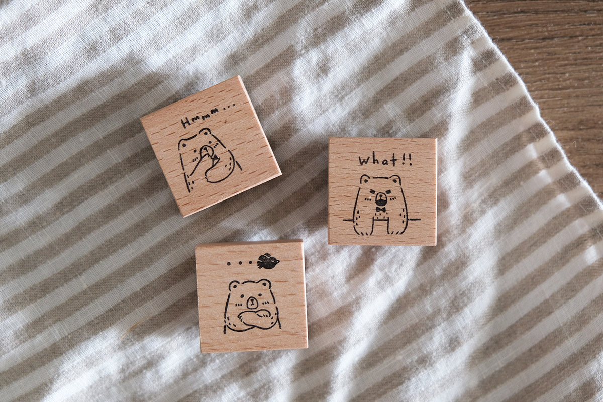 Eileen Tai Rubber Stamp - Beary Ordinary Days I - Part A