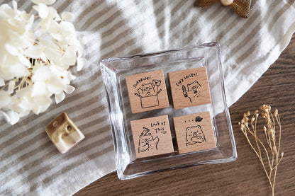 Eileen Tai Rubber Stamp - Beary Ordinary Days I - Part C