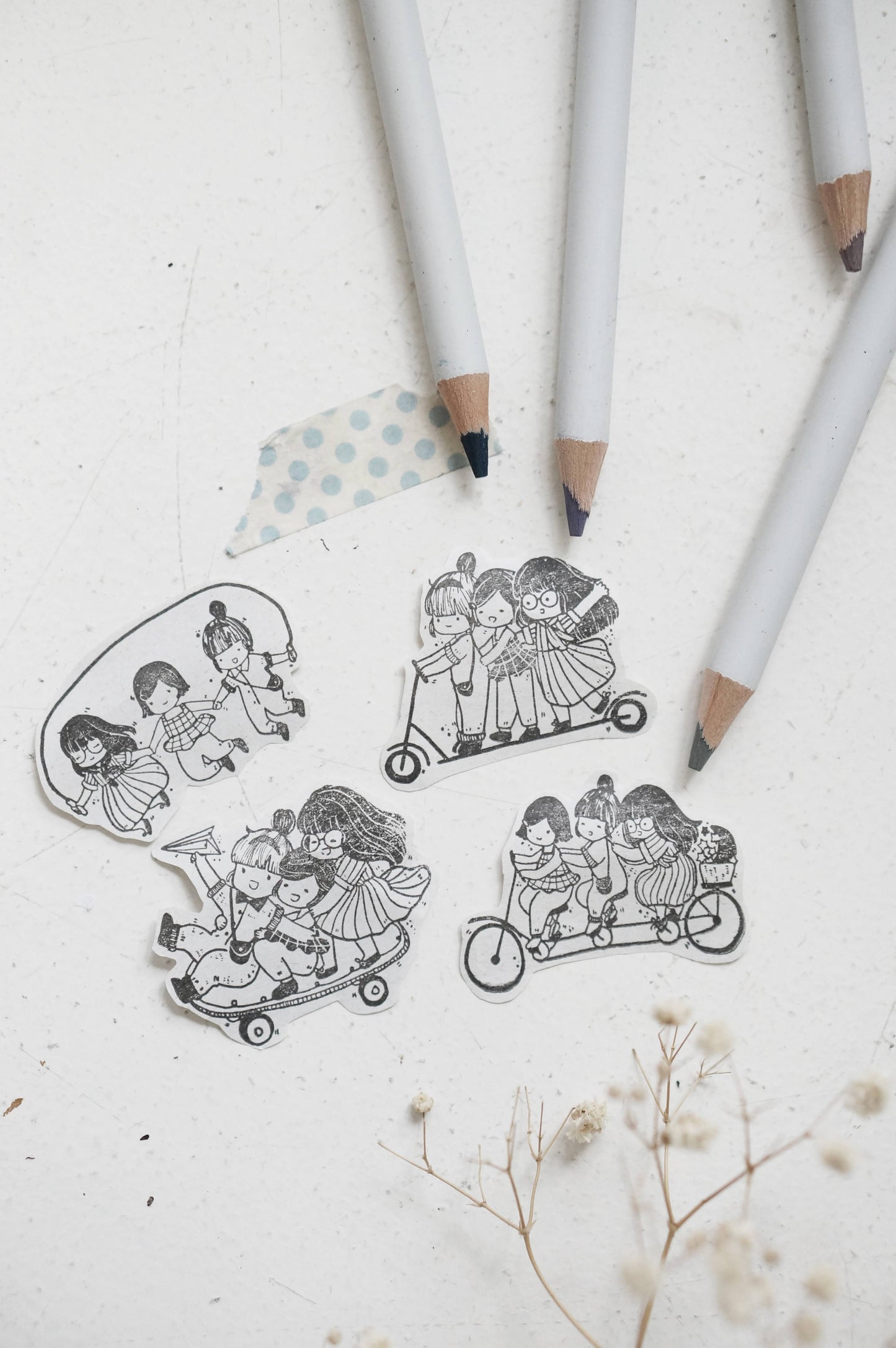 Black Milk Project BFF Series Rubber Stamp - Bicycle