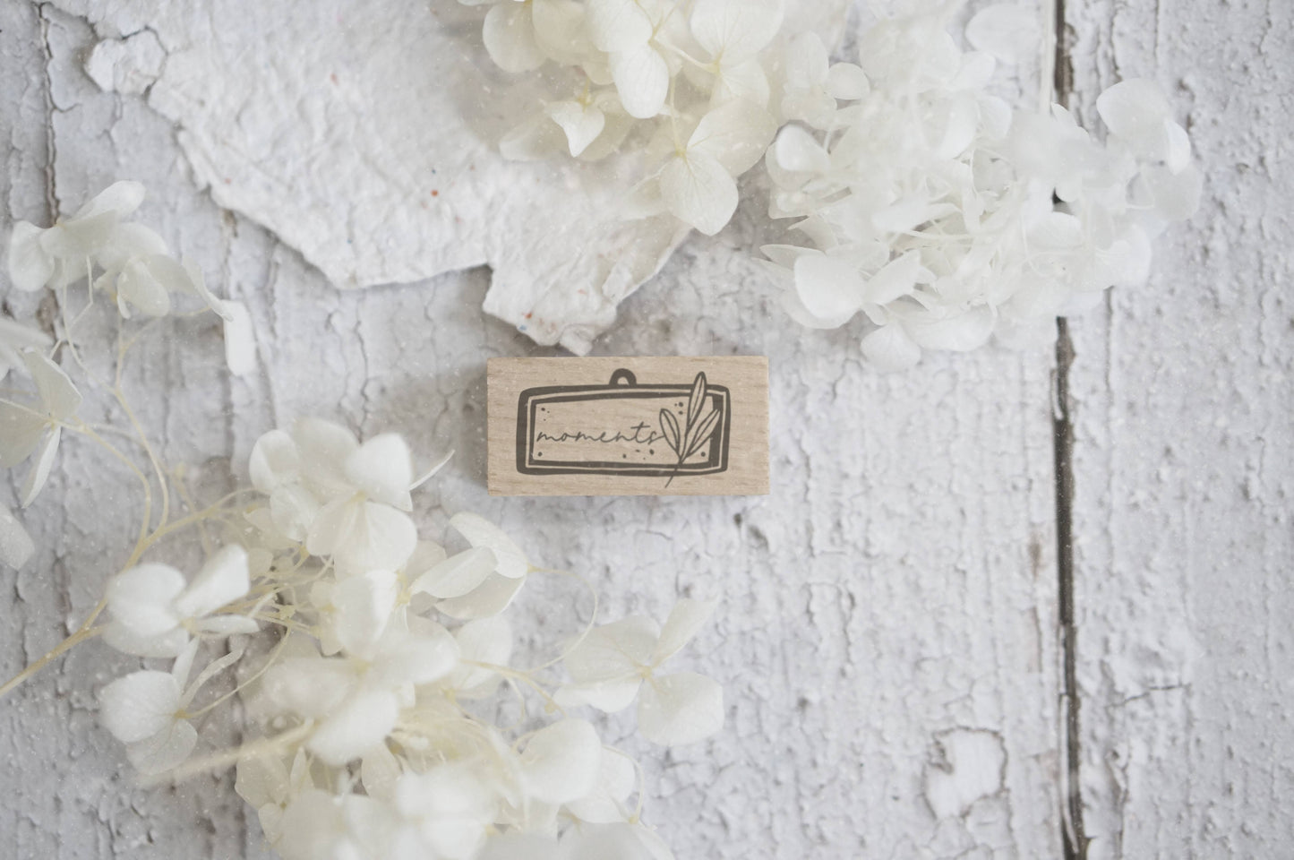 Black Milk Project Moments II Series Rubber Stamp - Word Frame