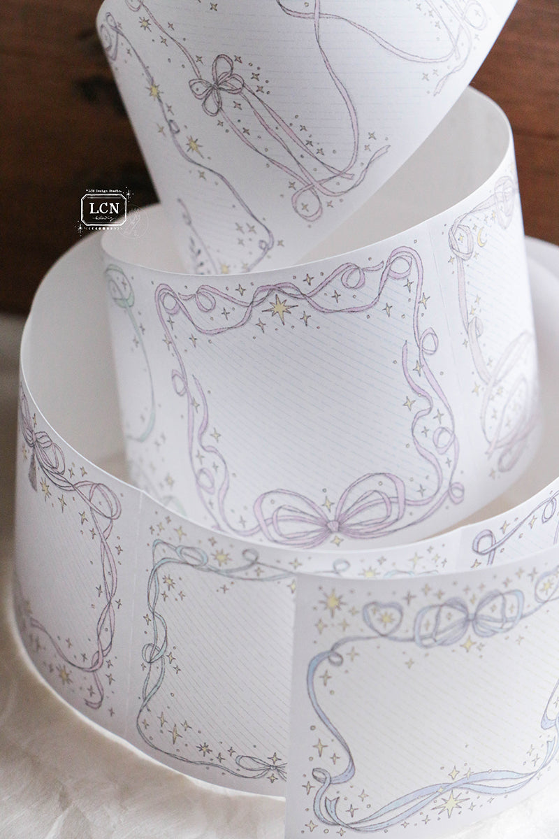 LCN Design Studio Bow Frames Peel-and-stick Memo Roll