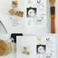kurukynki Day To Day Cafe Series mini rubber stamps - 12 designs