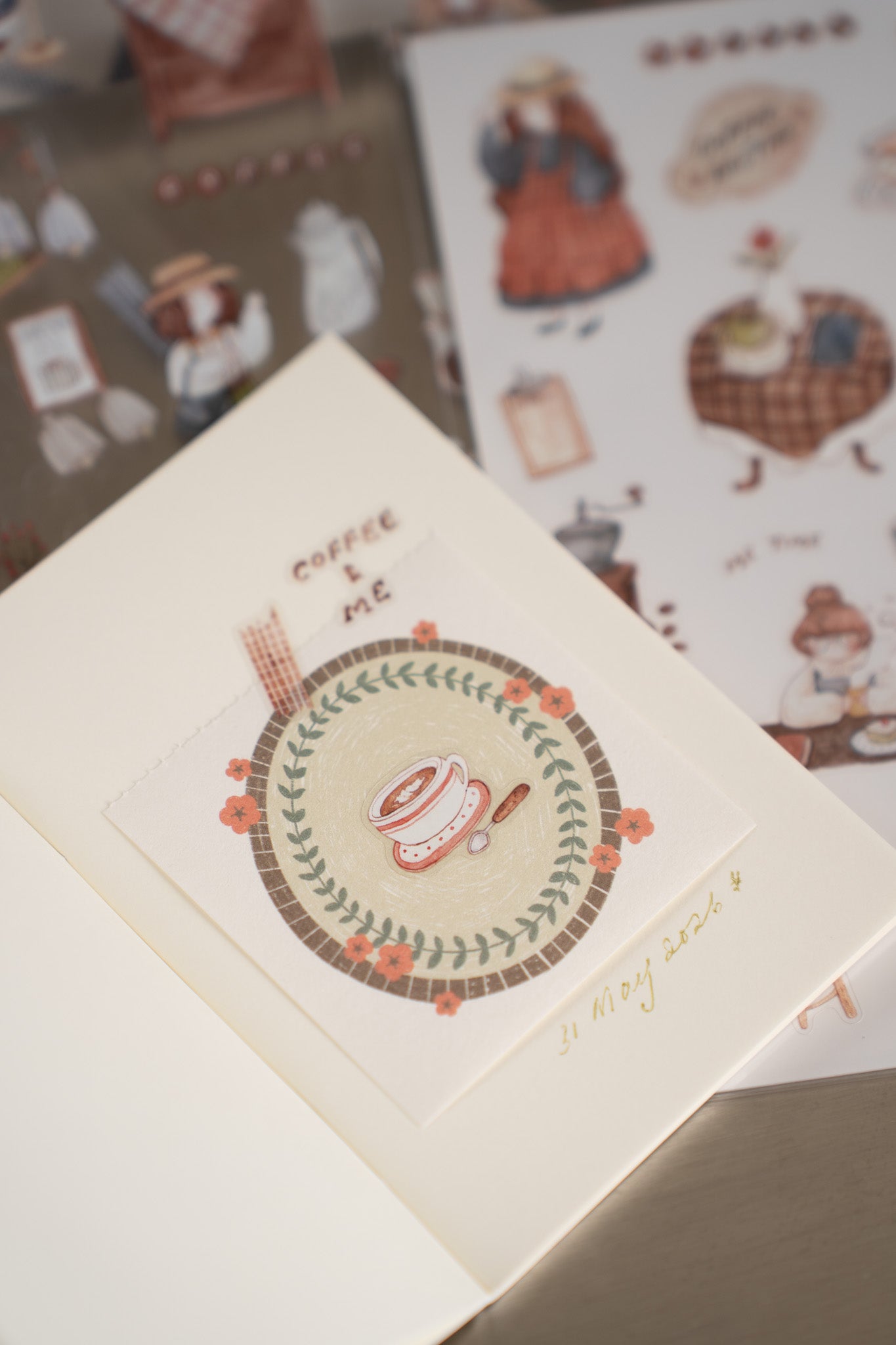 Sho Little Happiness Coffee Days PET Sticker Set