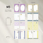 Pion Mini 5 Size Memo Paper, 2 designs