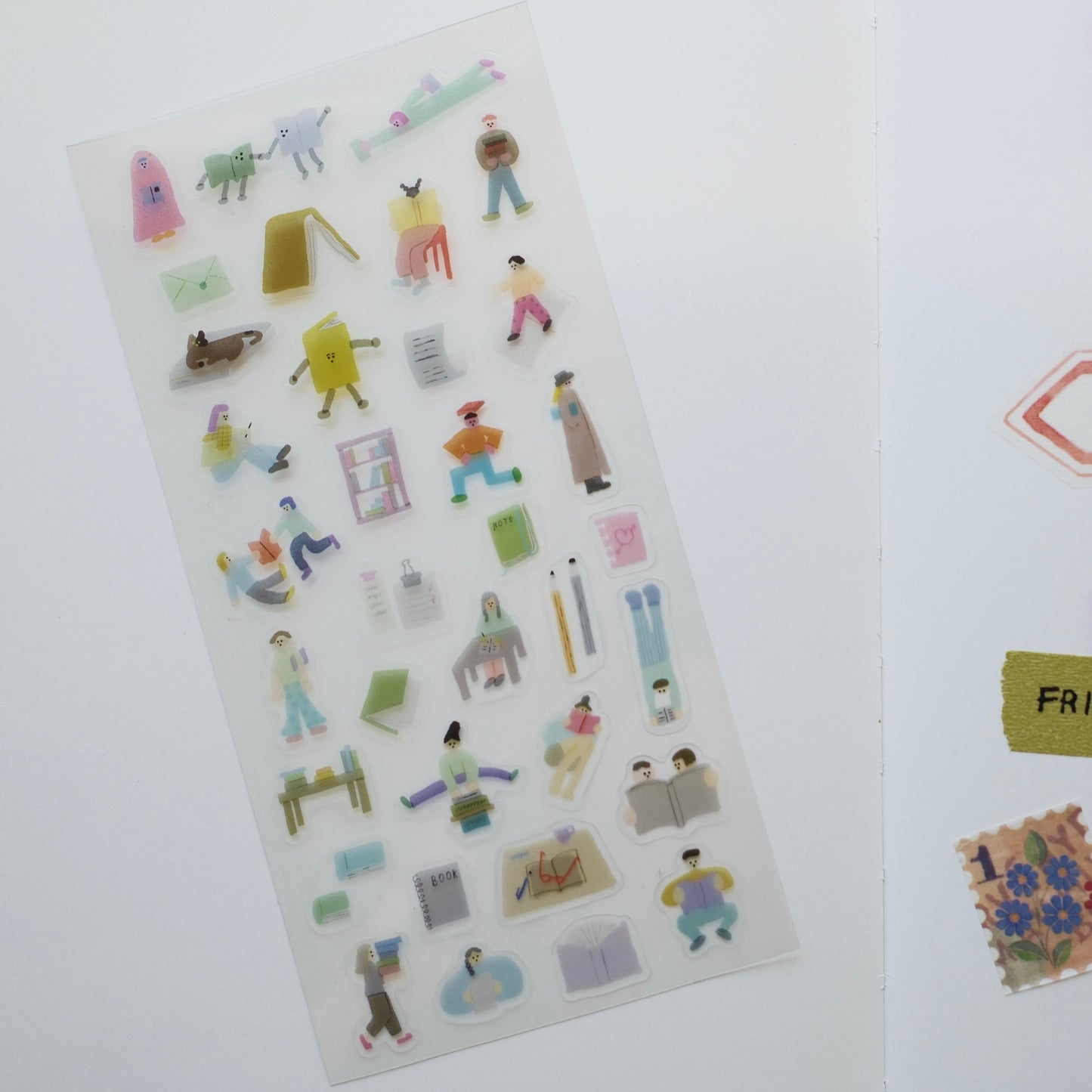 analogue keeper around world sticker, 2 designs